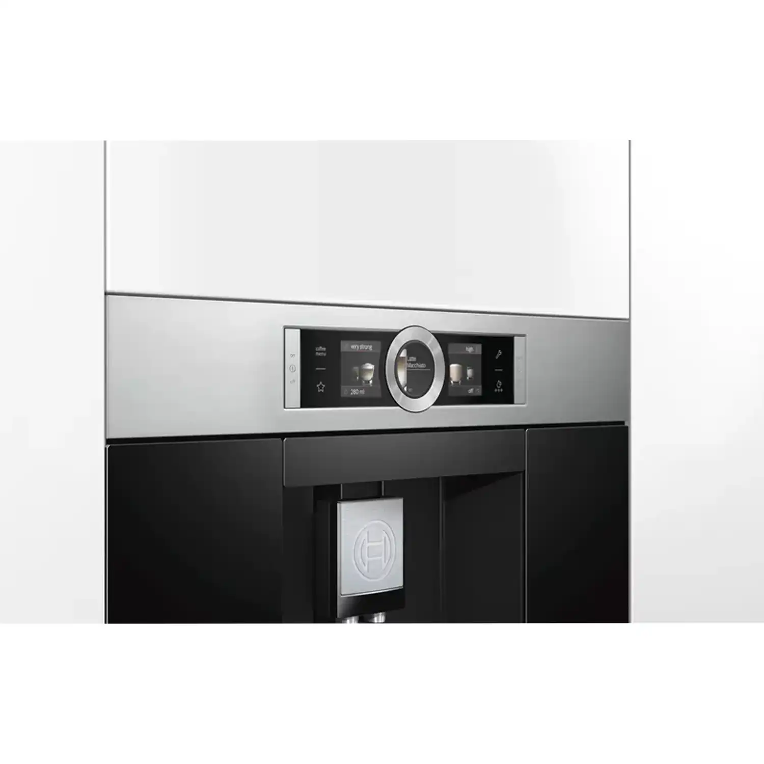 Bosch; Built-in coffee machine, 1600 watts, Black / Stainless - CTL636ES1