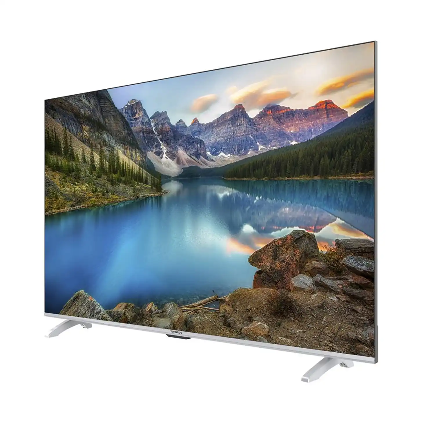 TORNADO 4K Smart Frameless LED TV 50 Inch Android, With Built-In Receiver - 50UA1400E