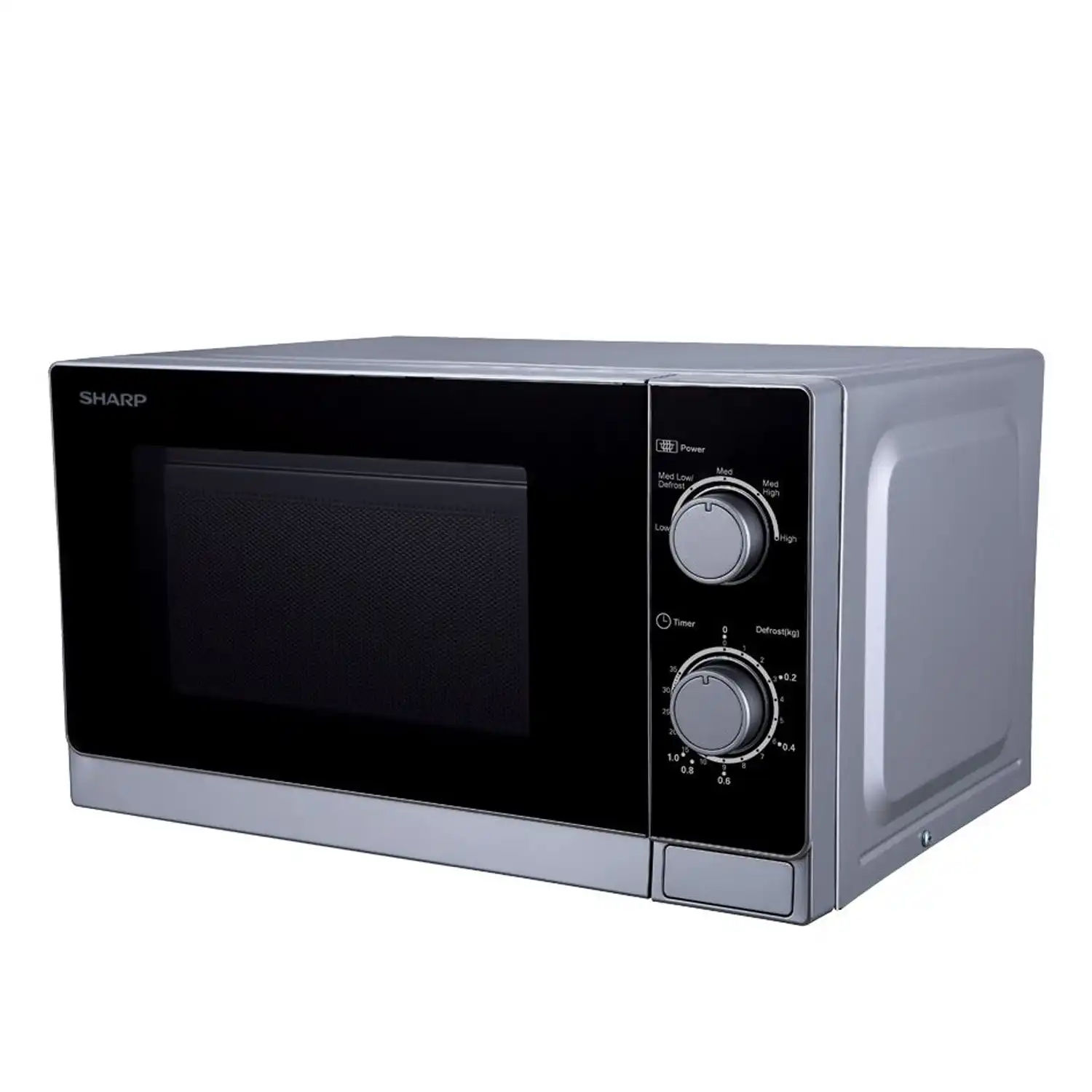 SHARP Microwave Solo 20 Liter, 800 Watt, Silver - R-20CR(S)