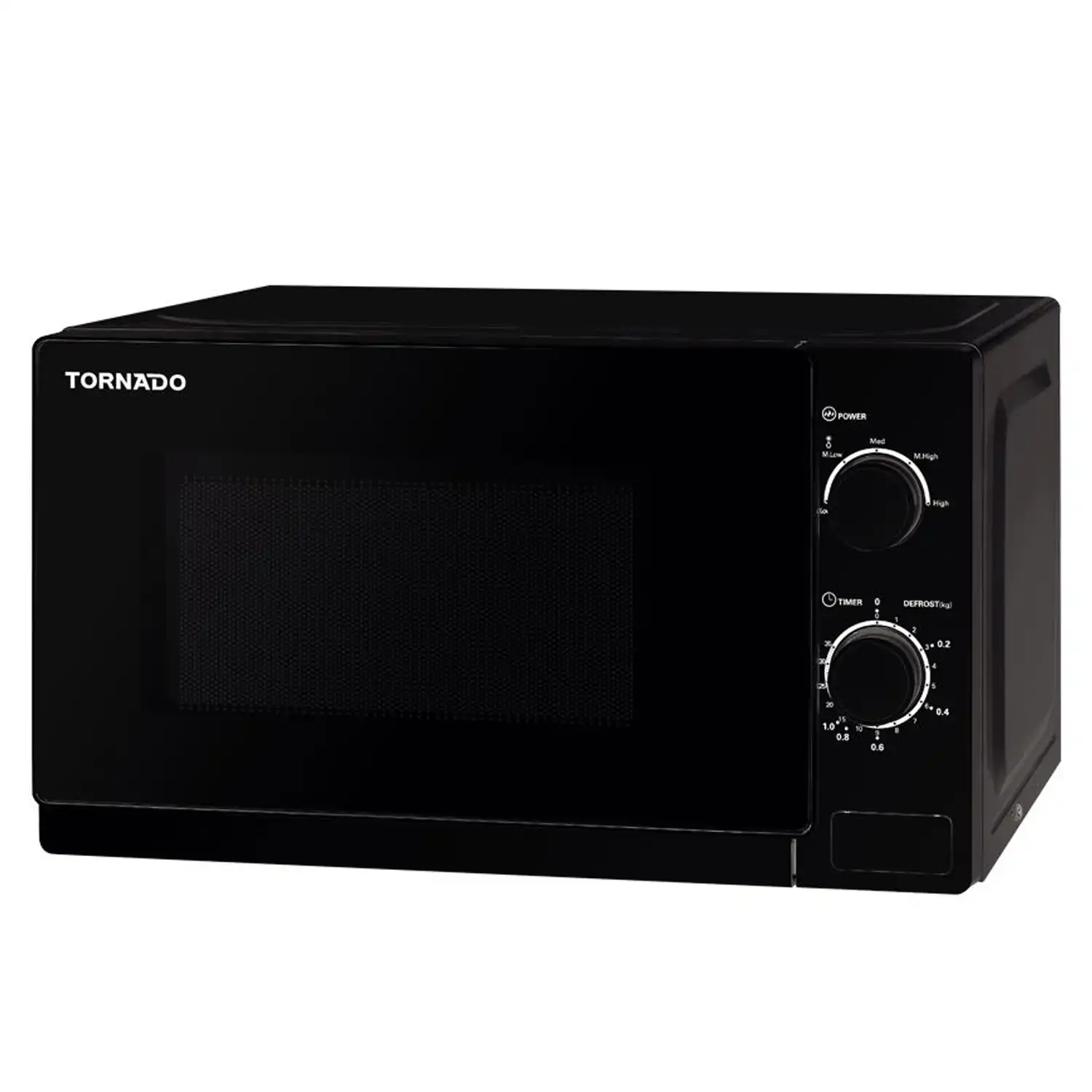TORNADO Microwave Solo, 20 Liter, 700 Watt, Black - TM-20MK