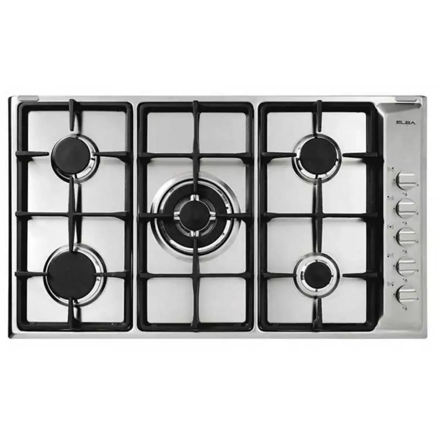 ELBA GAS HOB, 5 BURNERS, 90 CM,  STAINLESS - E90-541XC