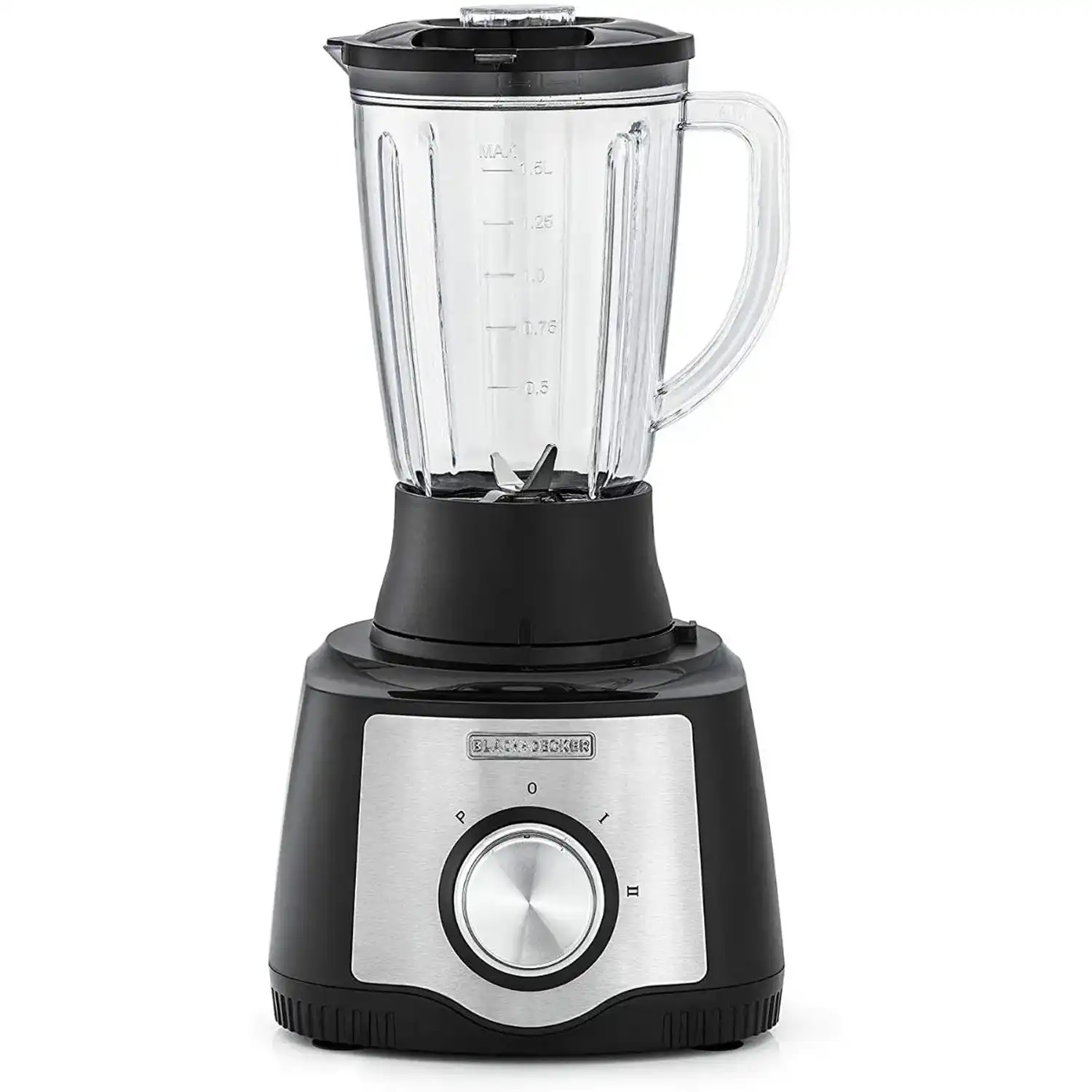 Black & Decker 6 in 1 Food Processor, 600 Watt, Black - FX650