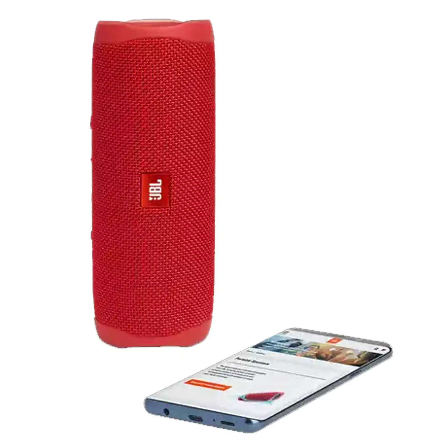 JBL Flip 5 Portable Bluetooth Speaker, Red - JBL FLIP 5 RED