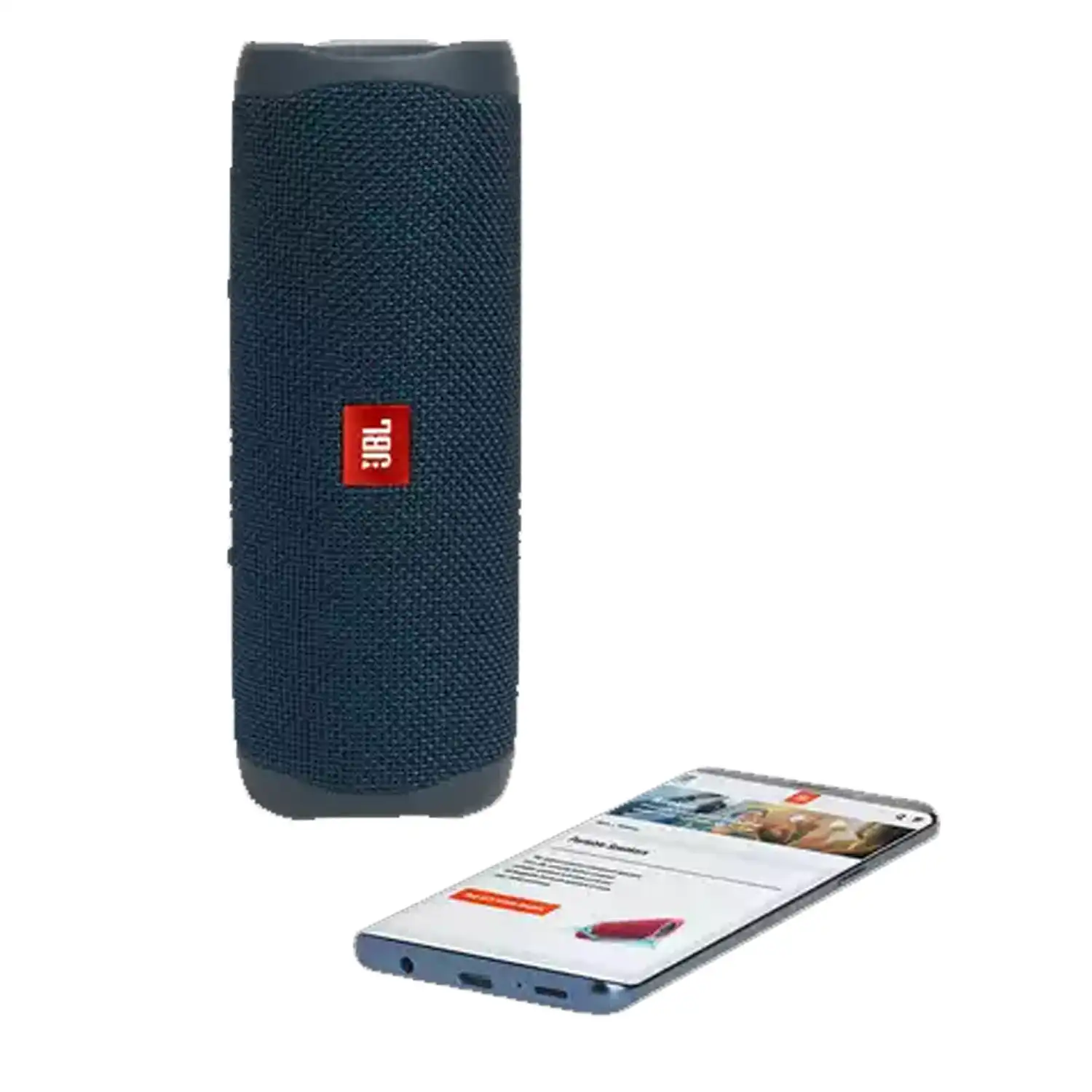 JBL JBLFLIP5BLU Flip 5 Portable Waterproof Bluetooth Speaker  - Blue