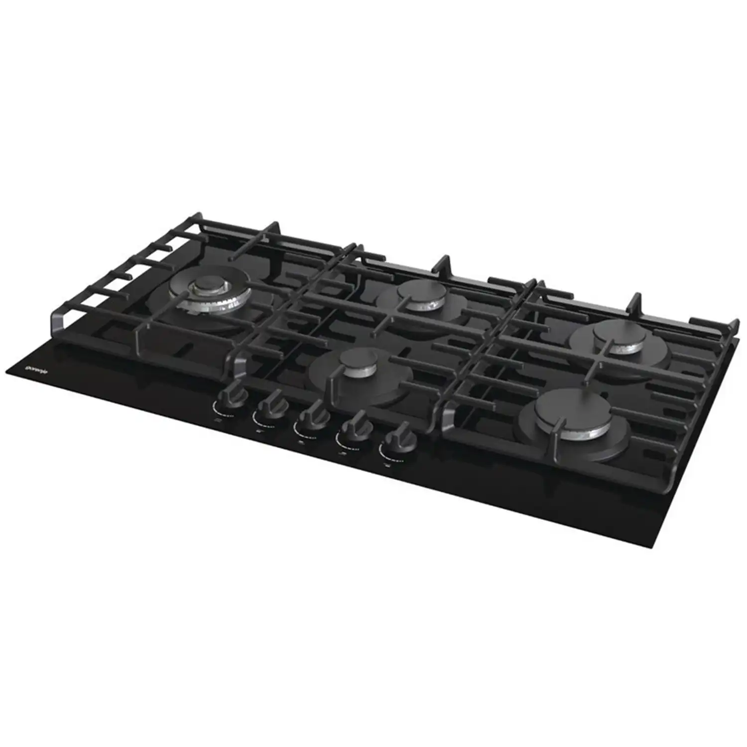Gorenje Built-In Hob, 5 Gas Burners Glass Ceramic, 90 Cm, Glass Ceramic - GCW951B