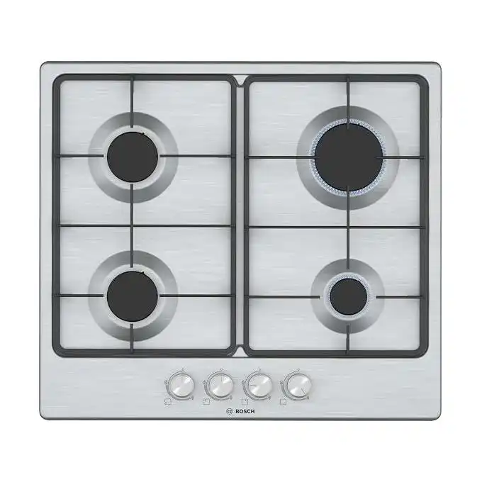 Bosch Built-In Hob, 4 burners, 60 cm, Stainless steel - PGP6B5K60Q